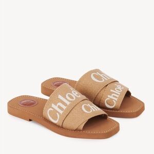 Chloe Woody Sandals 36 Desert Beige